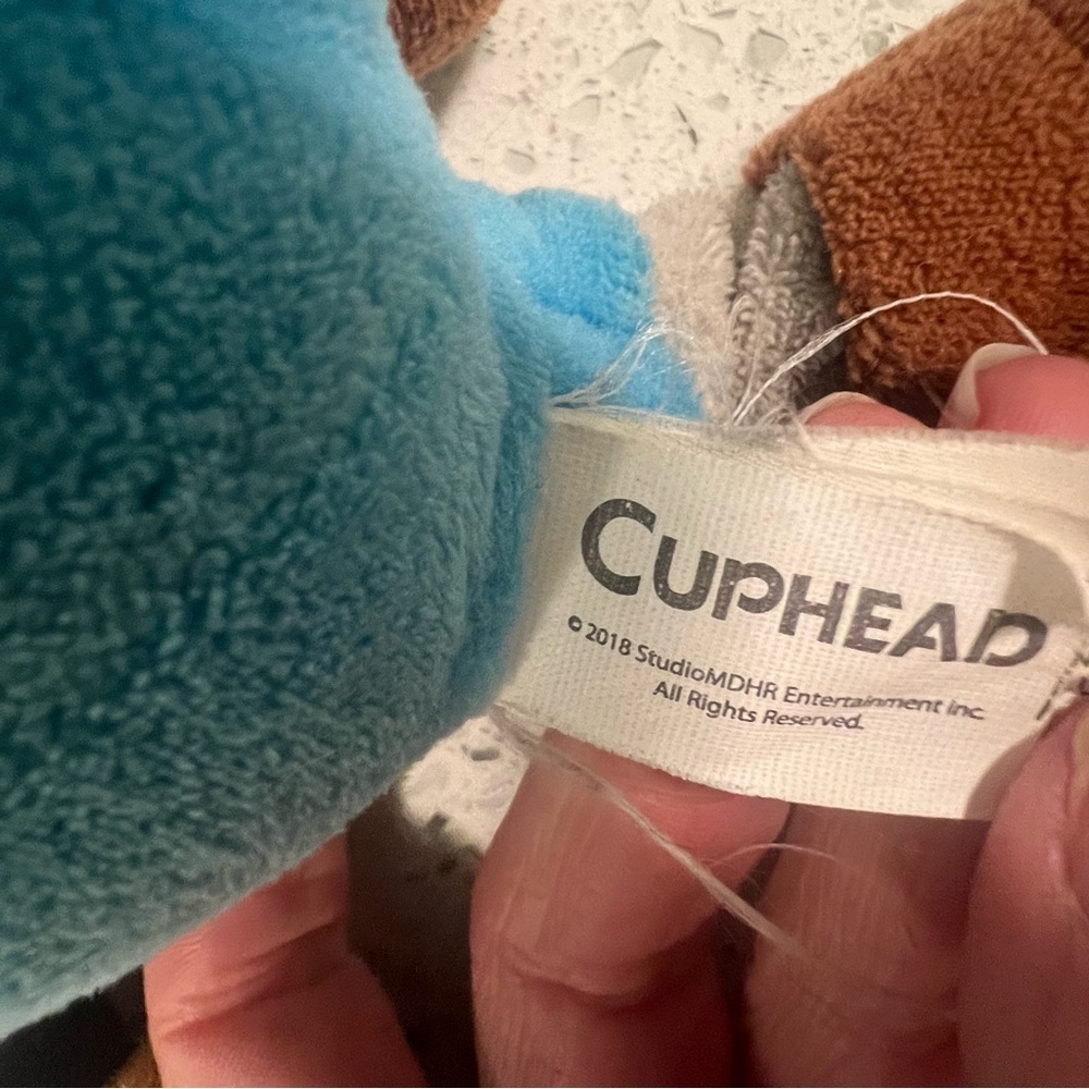 20% off $40+! Rare CUPHEAD 2018 StudioMDHR 13" PS2/XBOX Plush Stuff Toy Mugman - Picture 5 of 5
